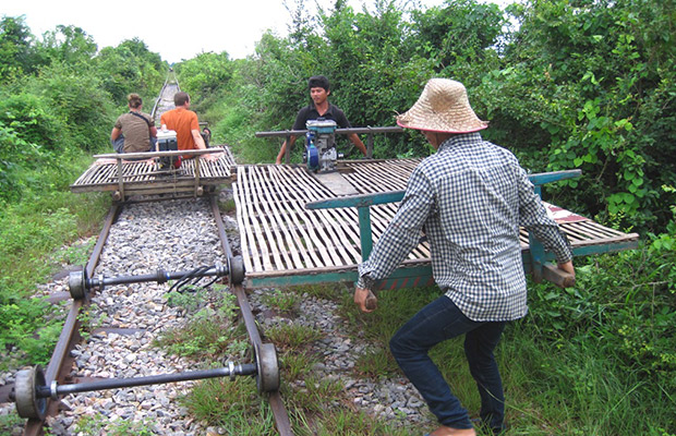 Battambang City Tour & Bamboo Train