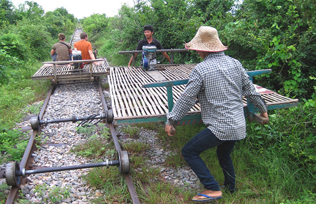 Bamboo Train Rides